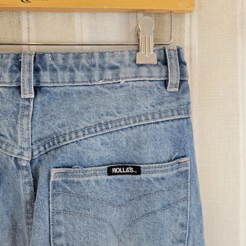 Rolla's Elle Super High Rise Relaxed Jeans Blue Size 27 - Picture 9 of 12